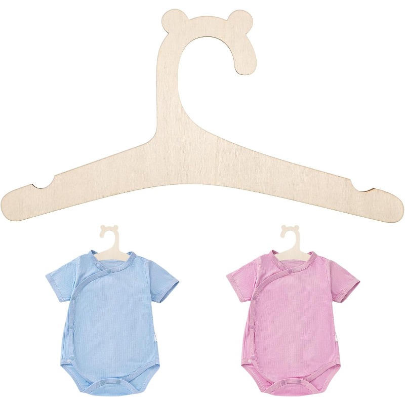 Baby Nursery Home - Baby Clothes Rack Cute Bear Wooden