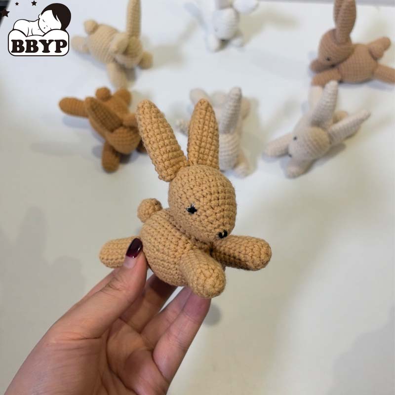 Baby Nursery Home - 1Pcs Adorable Crochet Rabbit Decoration, Baby
