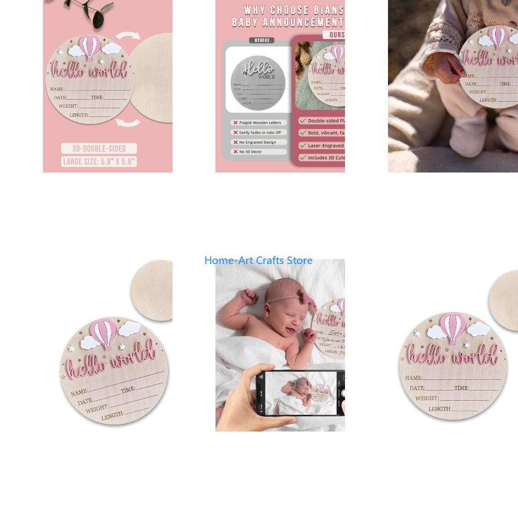 Y3NA Customizable Baby Birth K - огляд і ціна Baby Nursery Keepsake