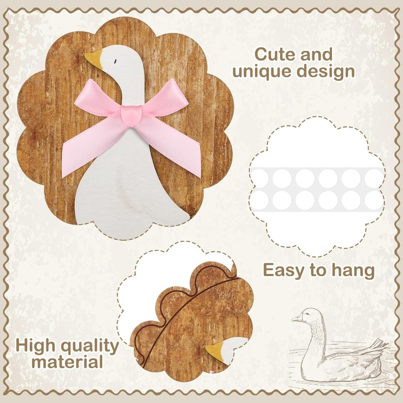 Whimsical Vintage Wooden Goose - огляд і ціна Baby Nursery Vintage Decor