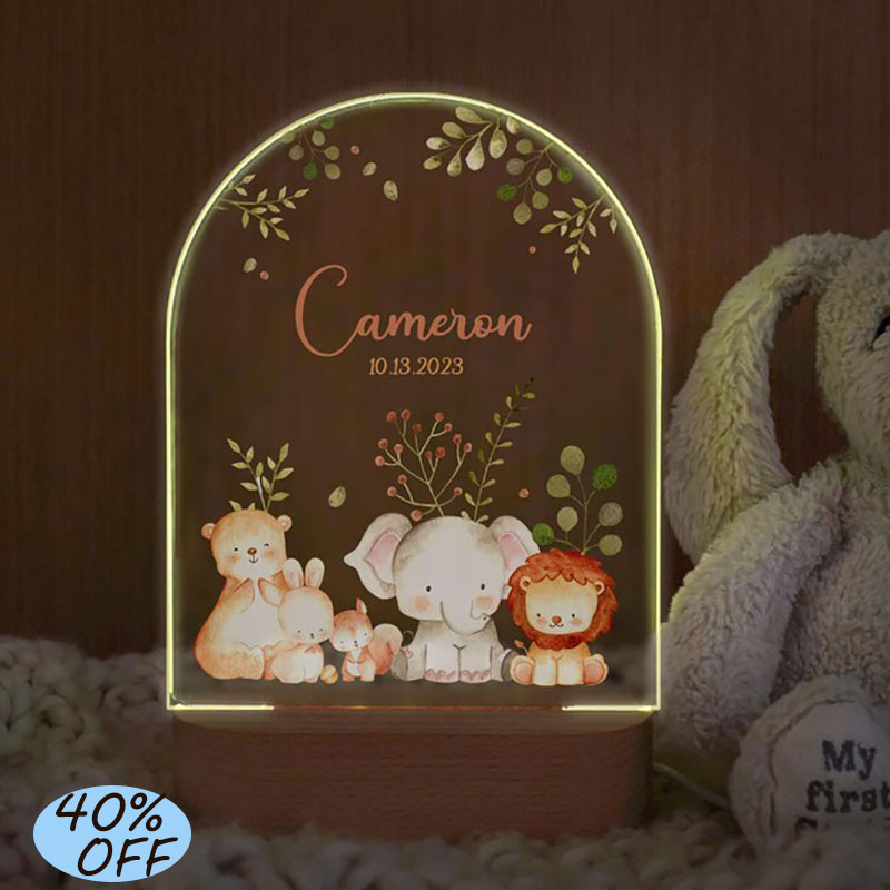 Custom Name Baby Night Light P - огляд і ціна Baby Nursery Lamp