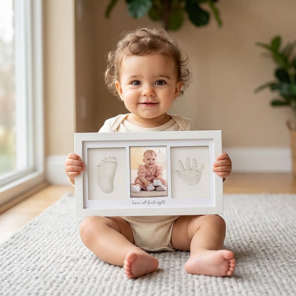 Baby Handprint Footprint Clay  - огляд і ціна Baby Nursery Keepsake