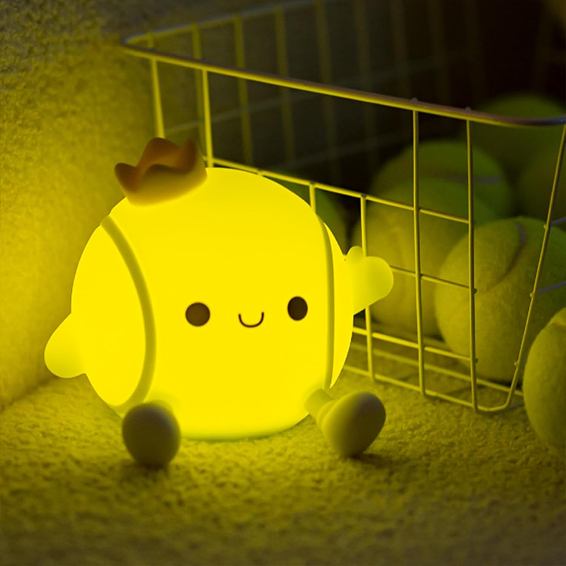 Cute Tennis Night Light Silico - огляд і ціна Baby Nursery Lamp