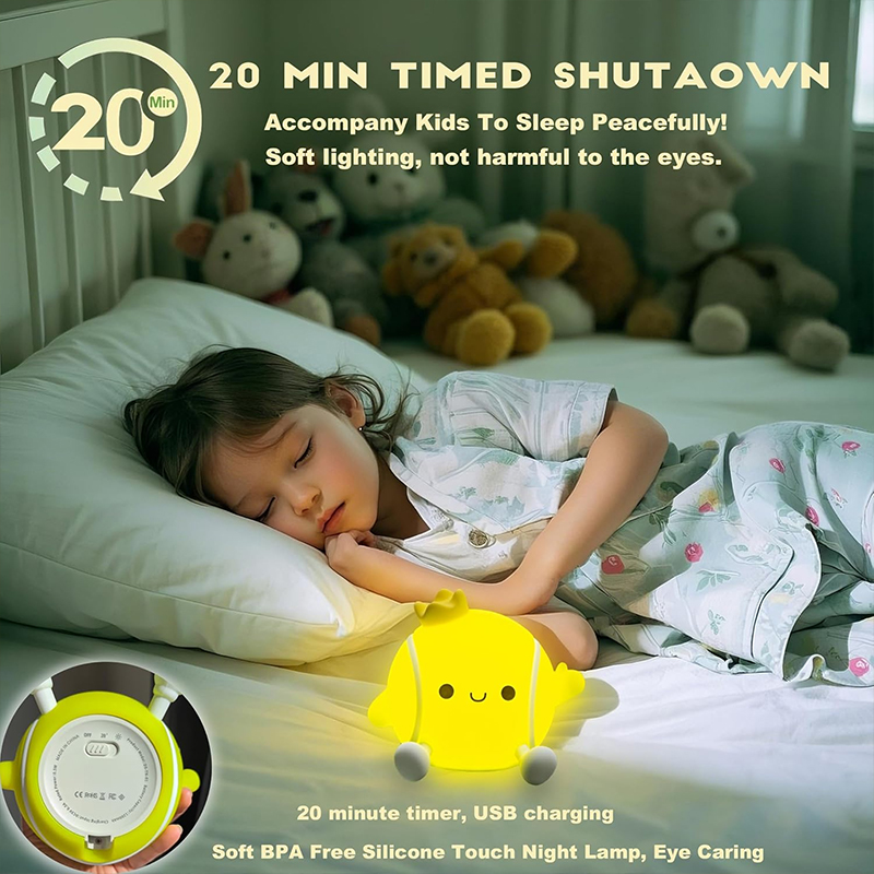 Cute Tennis Night Light Silico - огляд і ціна Baby Nursery Lamp