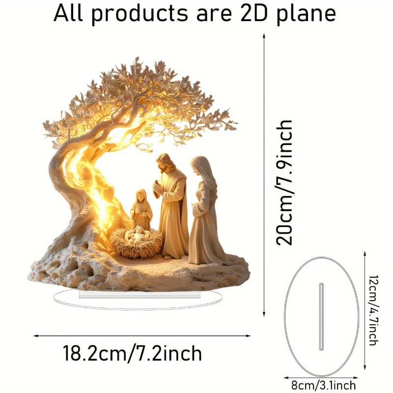Acrylic Tree of Life Desk Deco - огляд і ціна Baby Nursery Home