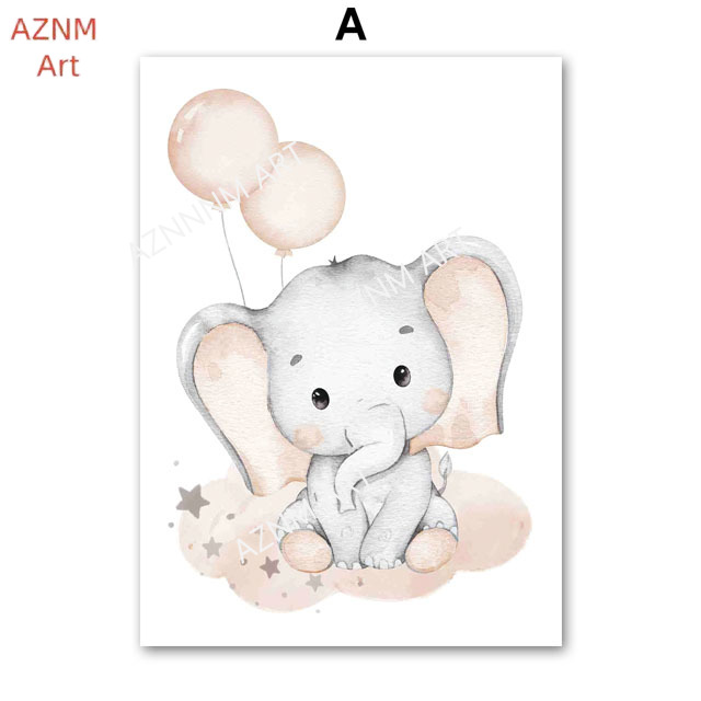 Elephant Balloon Rainbow Moon  - огляд і ціна Baby Nursery Home