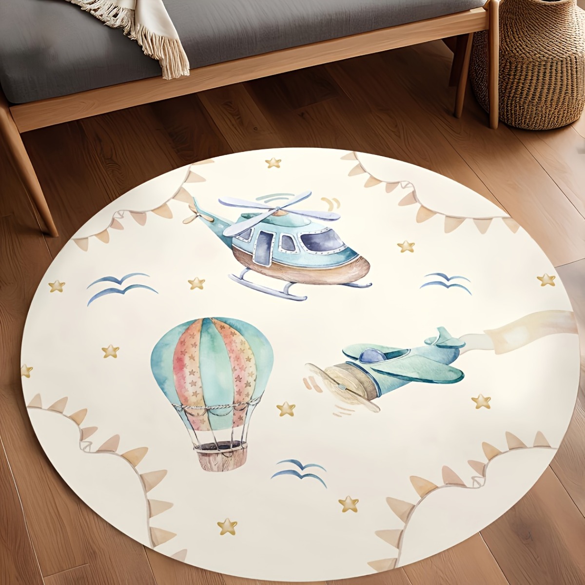 Whimsical Hot Air Balloon Airp - огляд і ціна Baby Nursery Hot Air Balloon