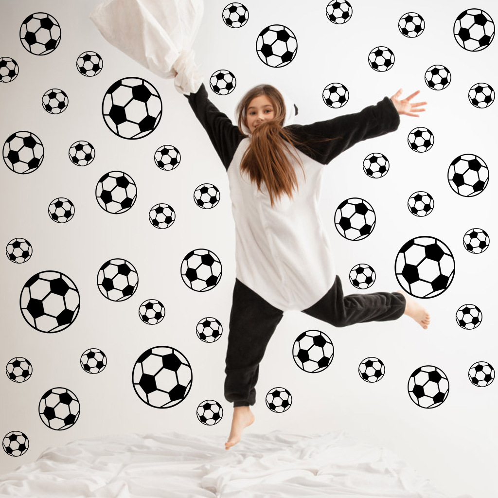 43Pcs Football Wall Stickers F - огляд і ціна Baby Nursery Wall Mural