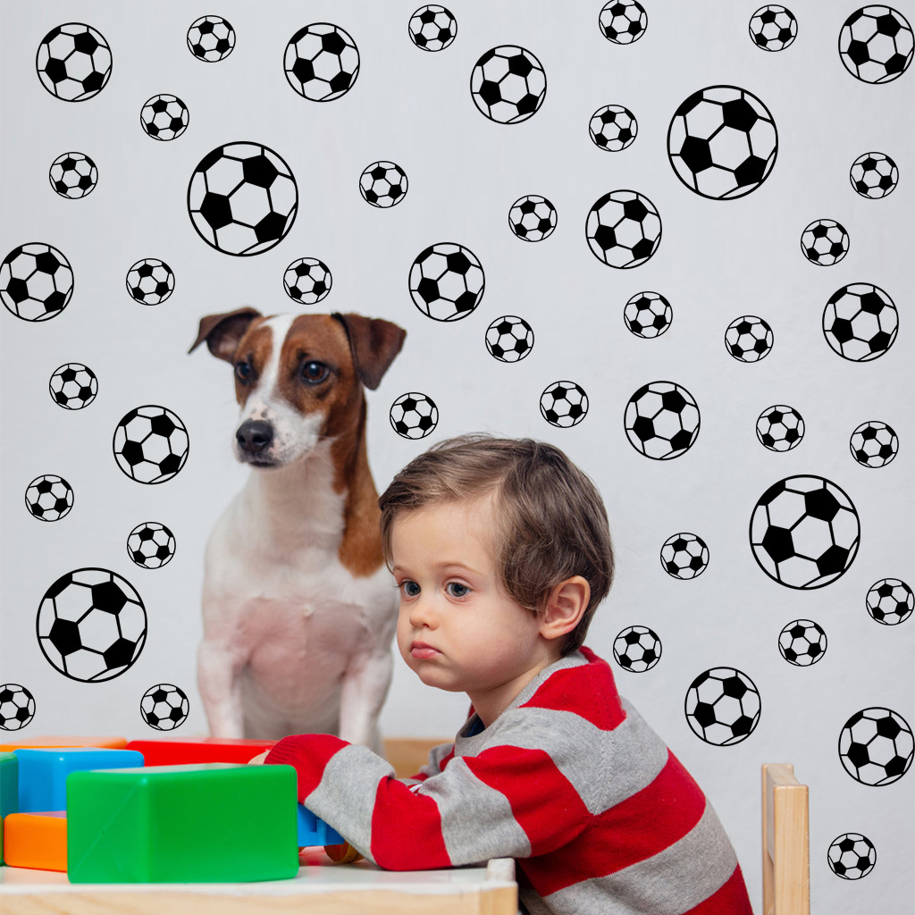 43Pcs Football Wall Stickers F - огляд і ціна Baby Nursery Wall Mural