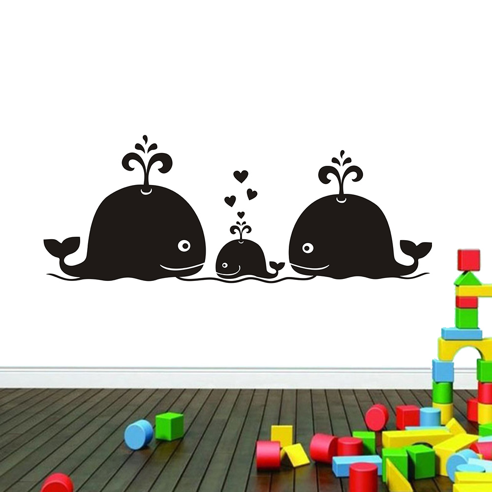 New Cute Whale Hearts Family W - огляд і ціна Baby Nursery Vintage Decor