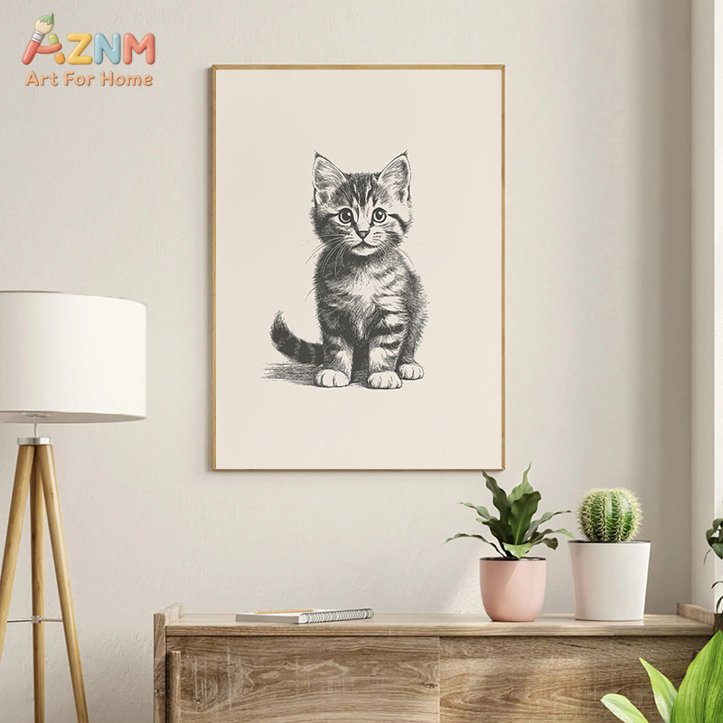 AZNM Vintage Sketch Baby Anima - огляд і ціна Baby Nursery Vintage Decor