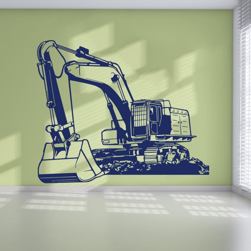Large Heavy Equipmen Excavator - огляд і ціна Baby Nursery Wall Mural