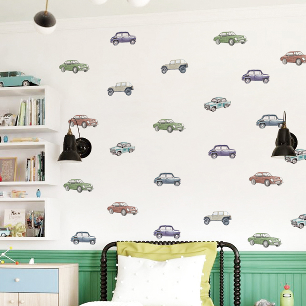 Cartoon Kids Transport Car Tru - огляд і ціна Baby Nursery Wall Mural