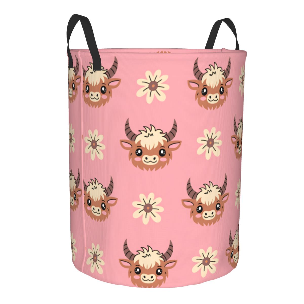 Cute Baby Highland Cows Laundr - огляд і ціна Baby Nursery Laundry Basket