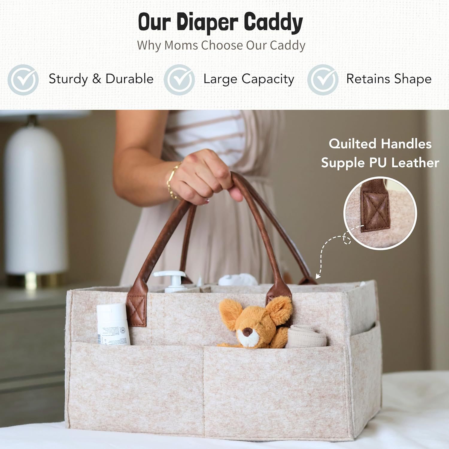 Baby Felt Storage Nursery Orga - огляд і ціна Baby Nursery Organiser