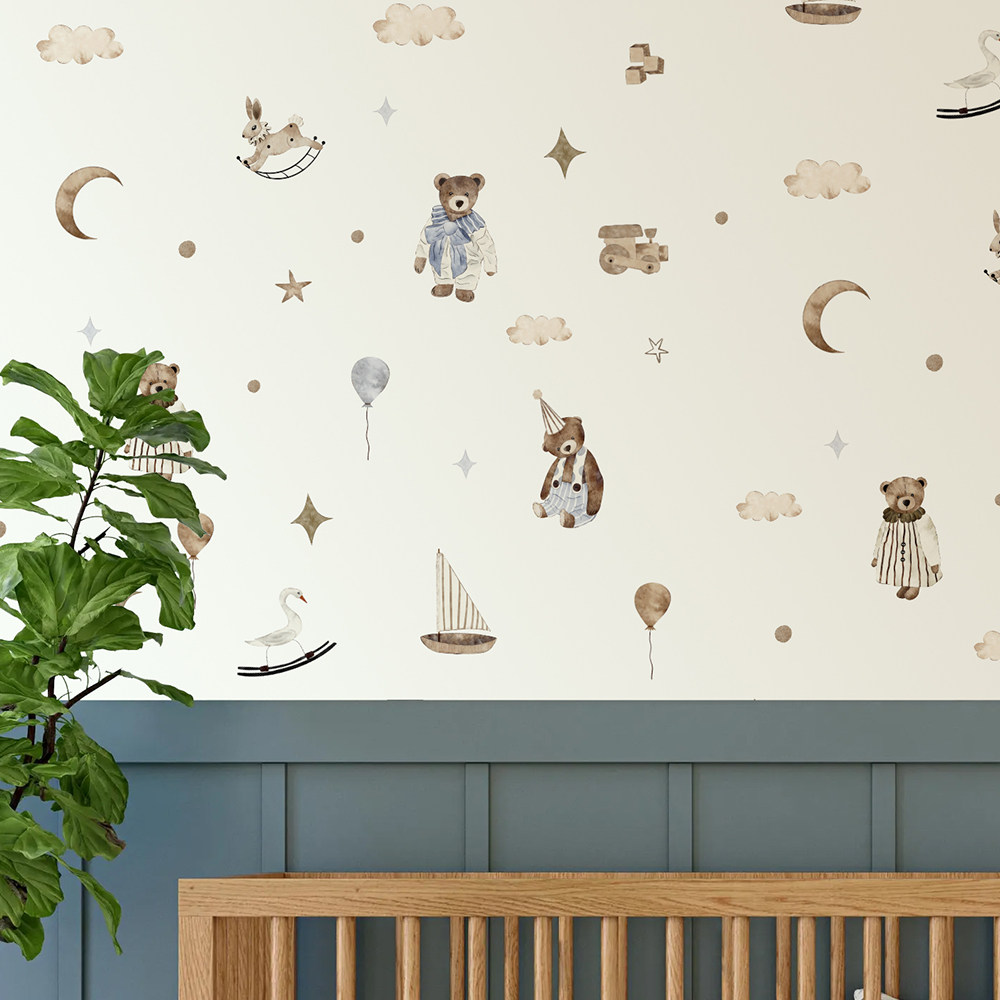Boho Wall Stickers Vintage Cut - огляд і ціна Baby Nursery Vintage Decor