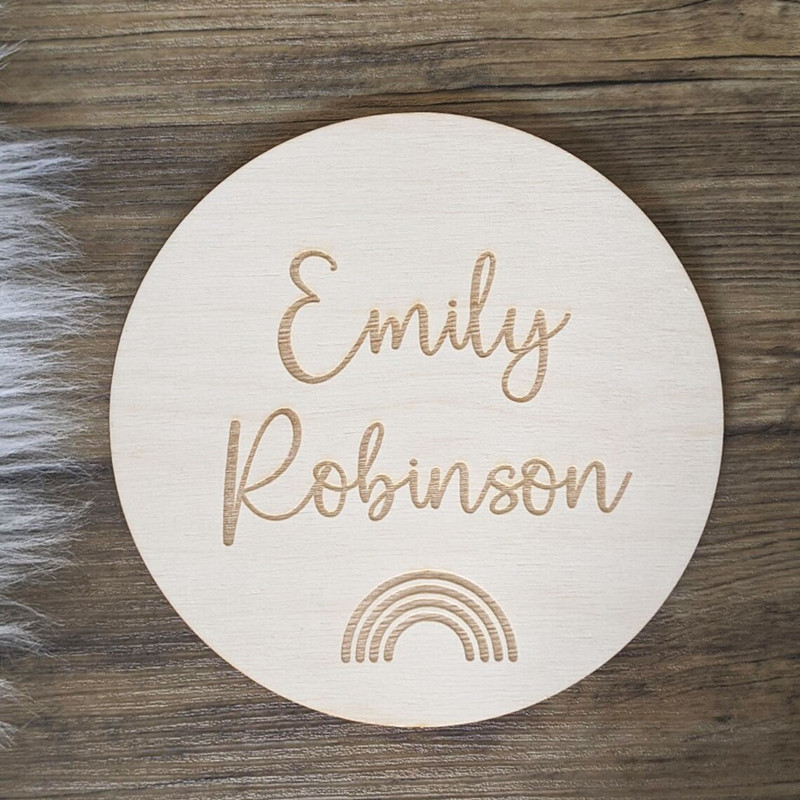 Engraved wood Nursery name sig - огляд і ціна Baby Nursery Keepsake