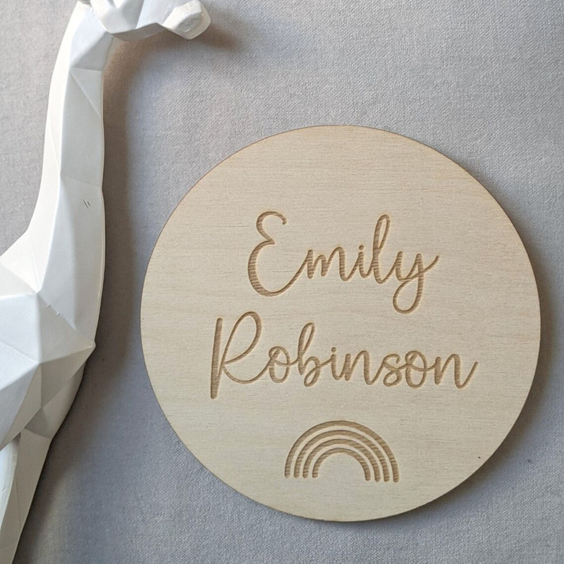 Engraved wood Nursery name sig - огляд і ціна Baby Nursery Keepsake