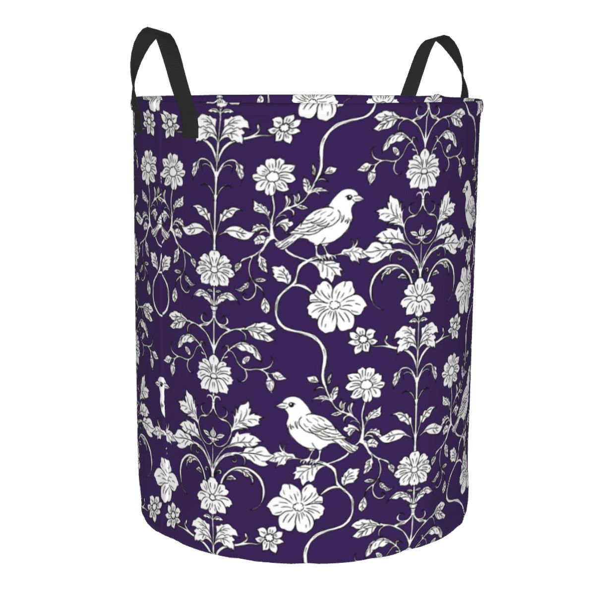 Birds And Flowers Pattern Laun - огляд і ціна Baby Nursery Laundry Basket