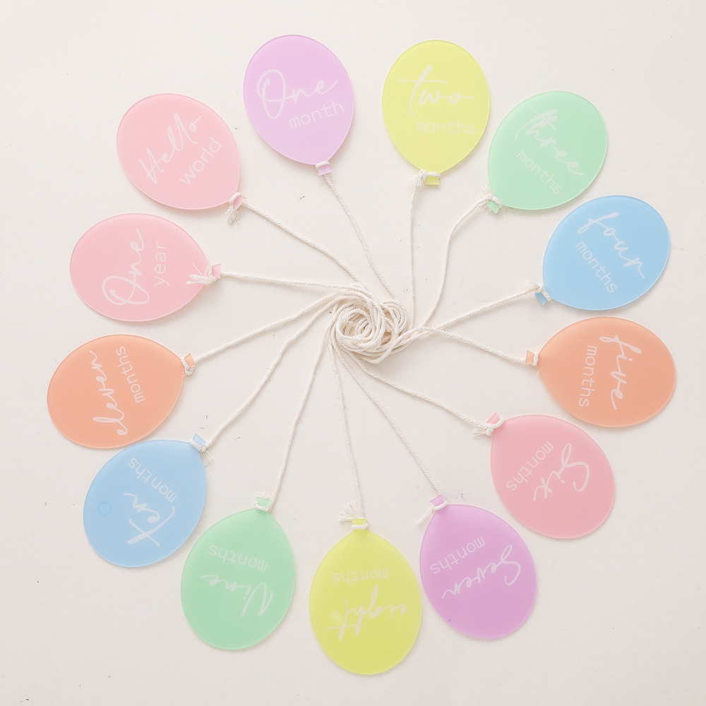 13PCS Acrylic Balloon Baby Mil - огляд і ціна Baby Nursery Age