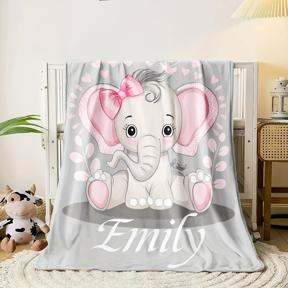 Cute Personalized Baby Elephan - огляд і ціна Baby Nursery Keepsake