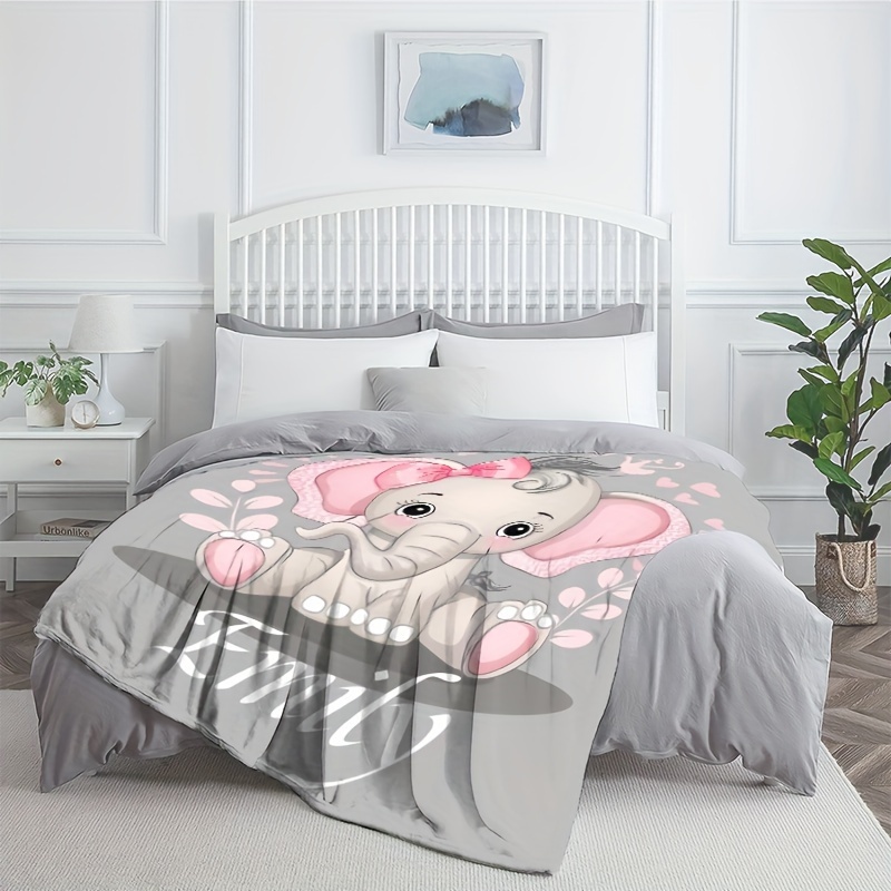 Cute Personalized Baby Elephan - огляд і ціна Baby Nursery Keepsake