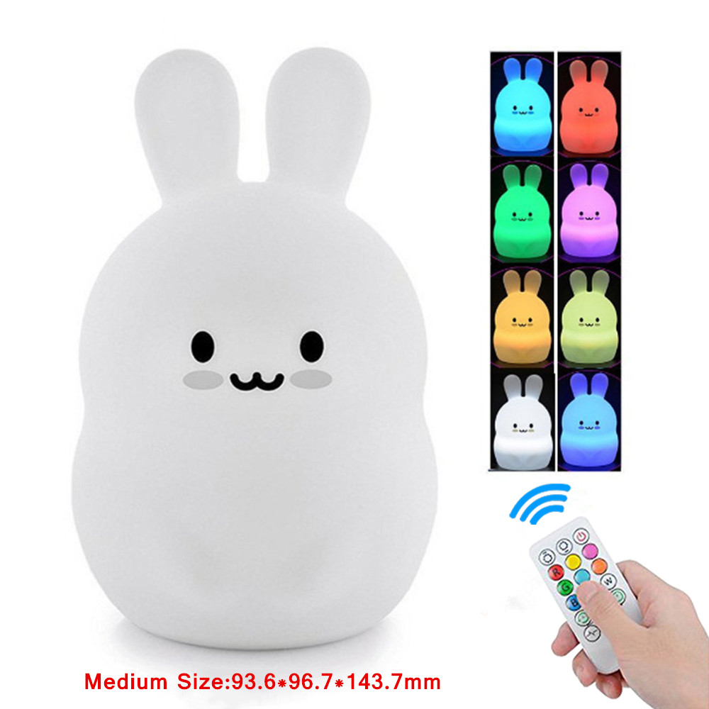 Touch Sensor Rabbit Night Ligh - огляд і ціна Baby Nursery Lamp