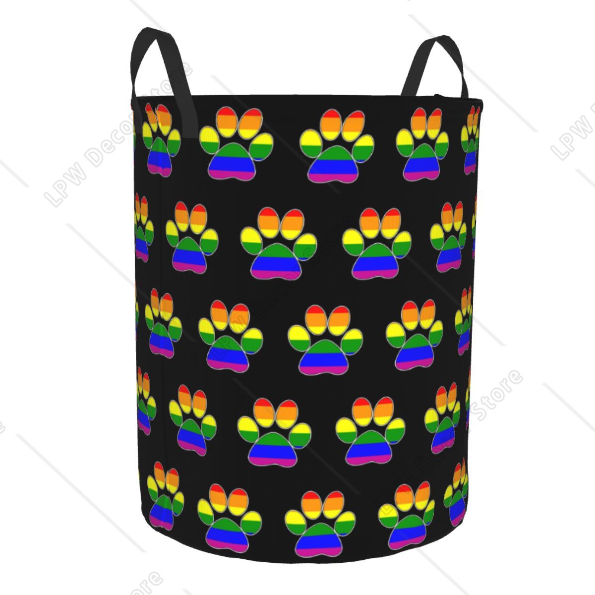 Custom LGBT Pride Gay Paw Laun - огляд і ціна Baby Nursery Laundry Basket