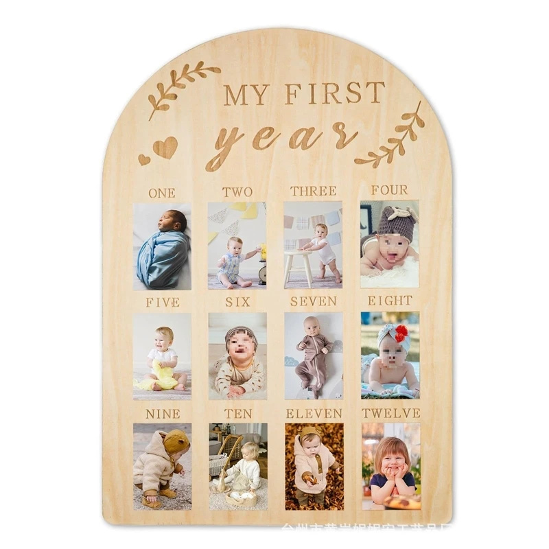 Wooden Baby Month Milestone Ph - огляд і ціна Baby Nursery Keepsake