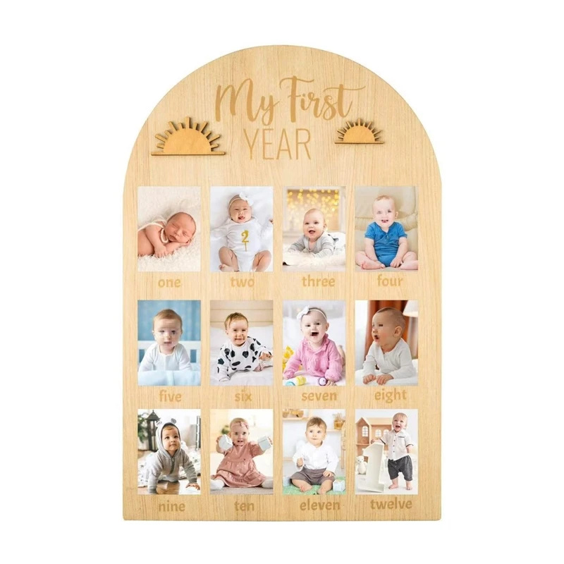Wooden Baby Month Milestone Ph - огляд і ціна Baby Nursery Keepsake