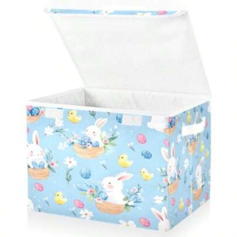 Easter Bunny Egg Pattern Stora - огляд і ціна Storage Basket Fabric