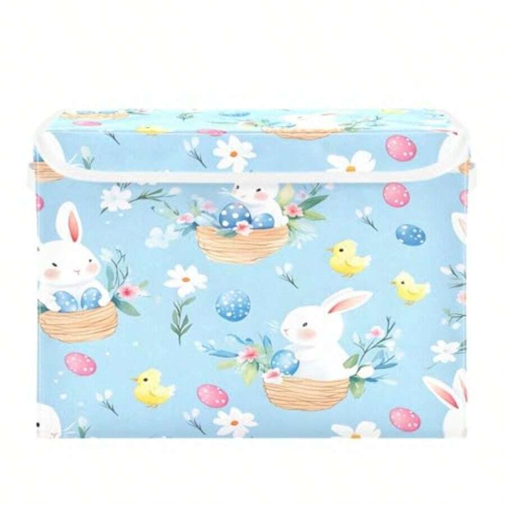 Easter Bunny Egg Pattern Stora - огляд і ціна Storage Basket Fabric