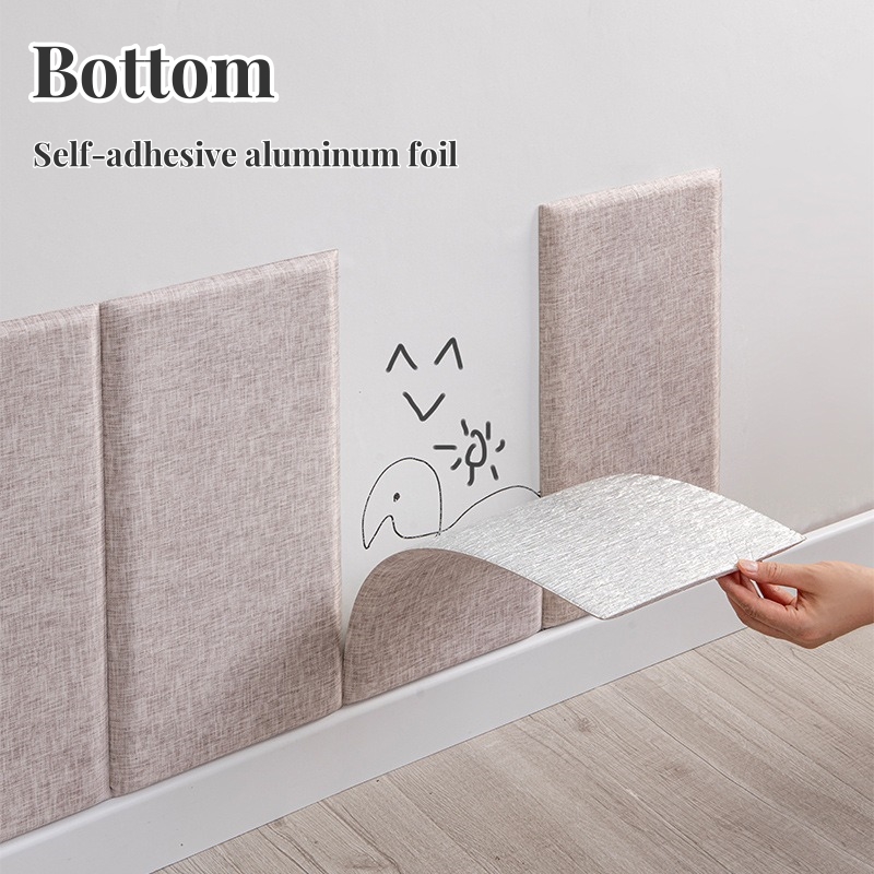 Linen Fabric 3D Wall Sticker U - огляд і ціна Baby Nursery Wall Mural