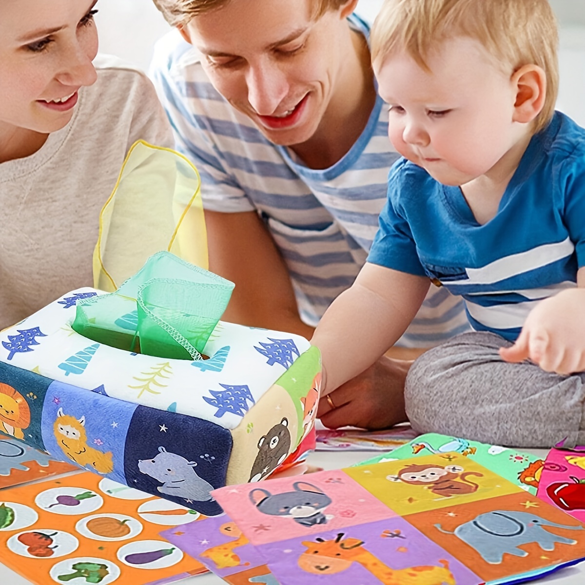 Babytissue Roll Stretching Toy - огляд і ціна Storage Basket Fabric