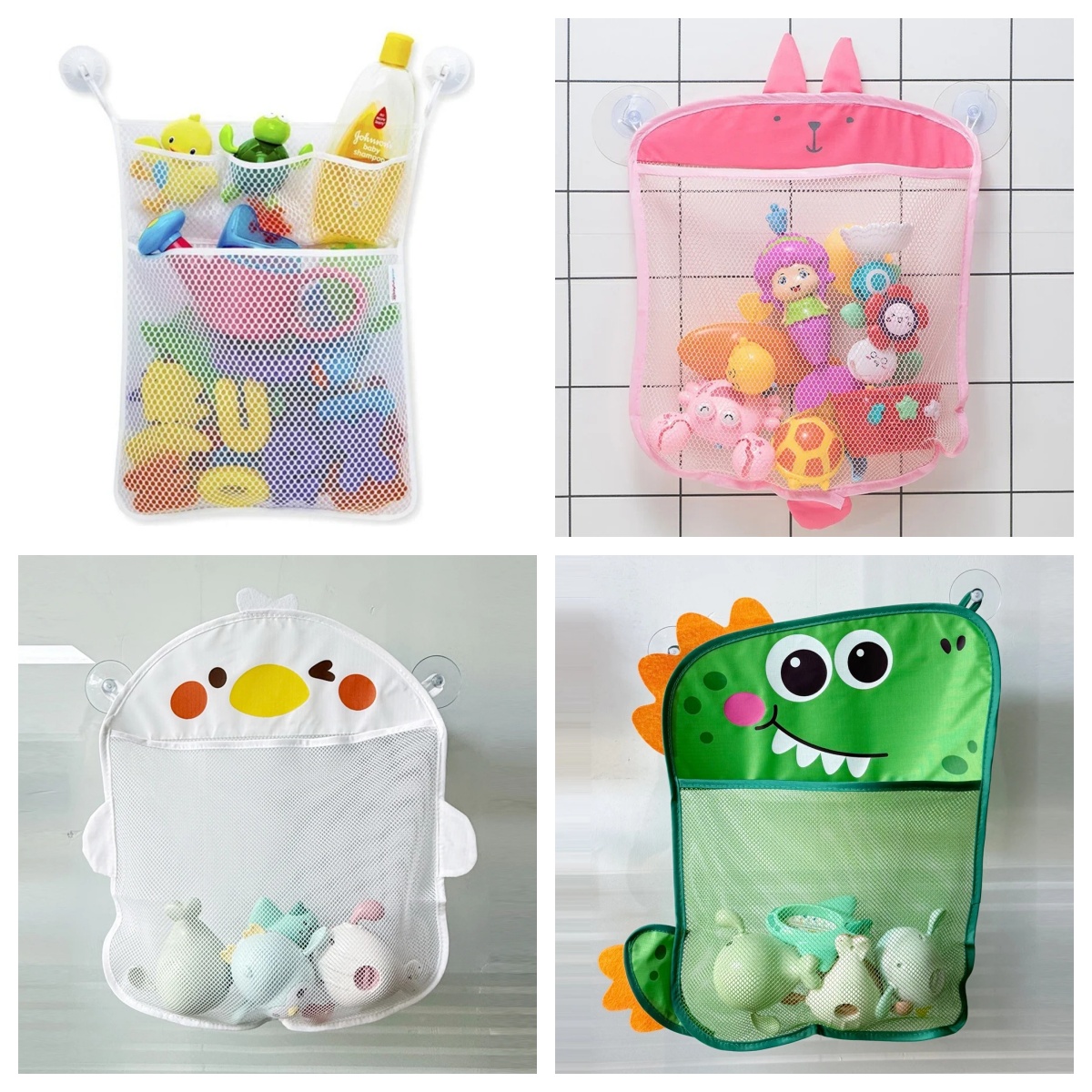 Baby Bathroom Mesh Bag Cartoon - огляд і ціна Storage Basket Fabric