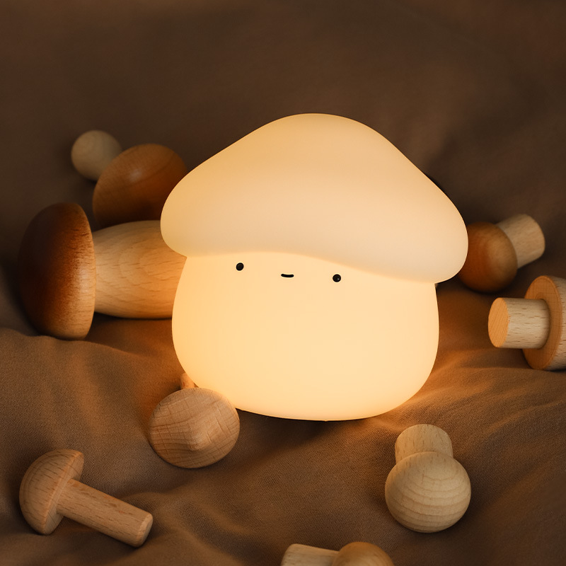 1Pcs Mushroom Head Silicone Ni - огляд і ціна Baby Nursery Lamp