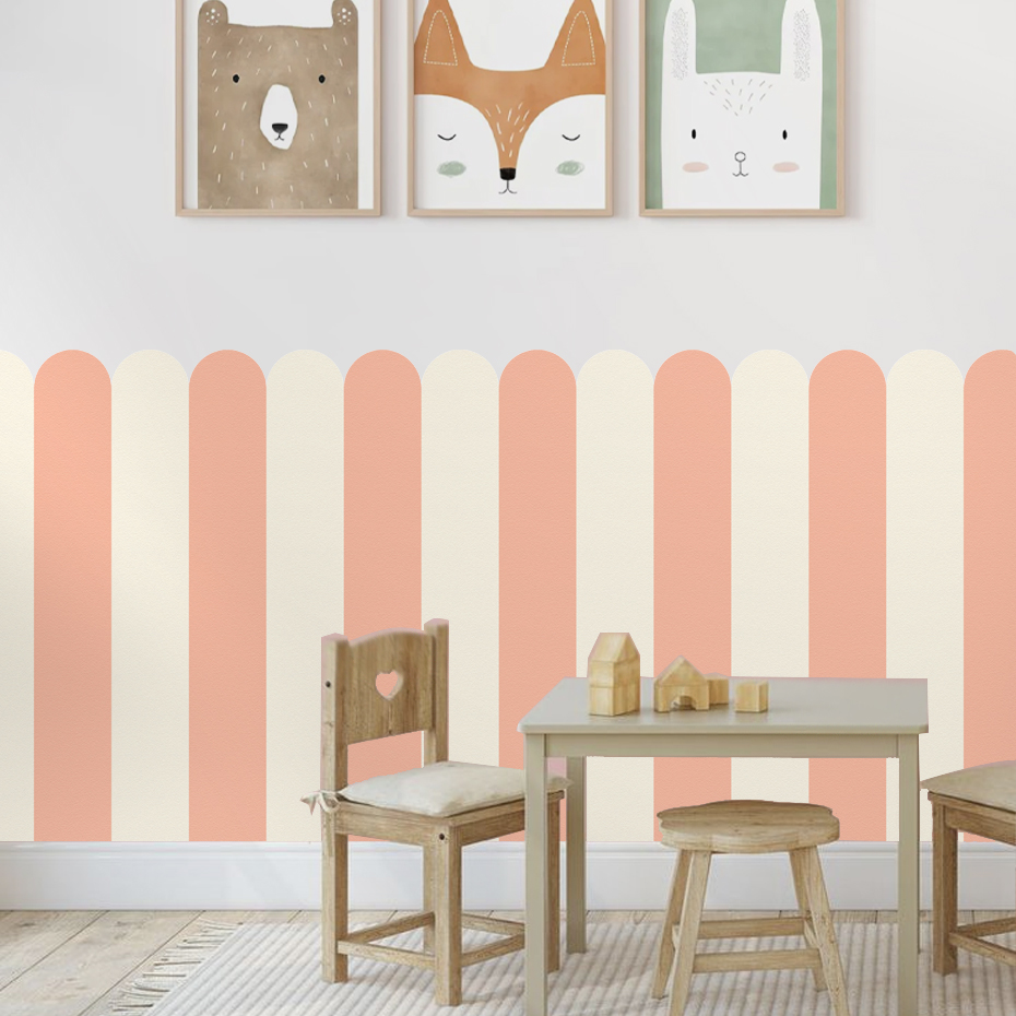 Multicolor Vertical Striped Ar - огляд і ціна Baby Nursery Wall Mural