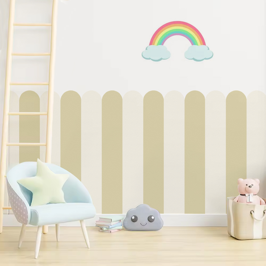 Multicolor Vertical Striped Ar - огляд і ціна Baby Nursery Wall Mural