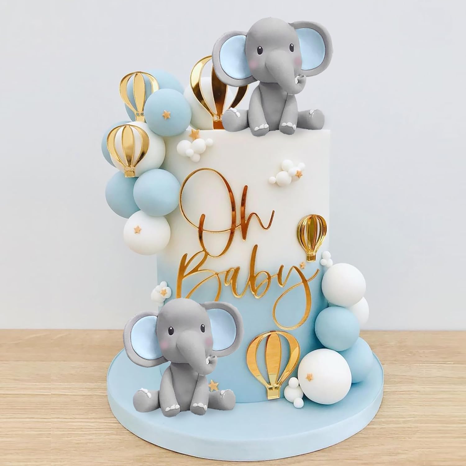 Elephant Cake Decoration with  - огляд і ціна Baby Nursery Hot Air Balloon
