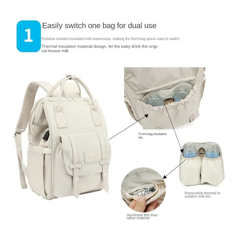 Baby Nappy Bag Mummy Bag Backp - огляд і ціна Baby Nursery Backpack
