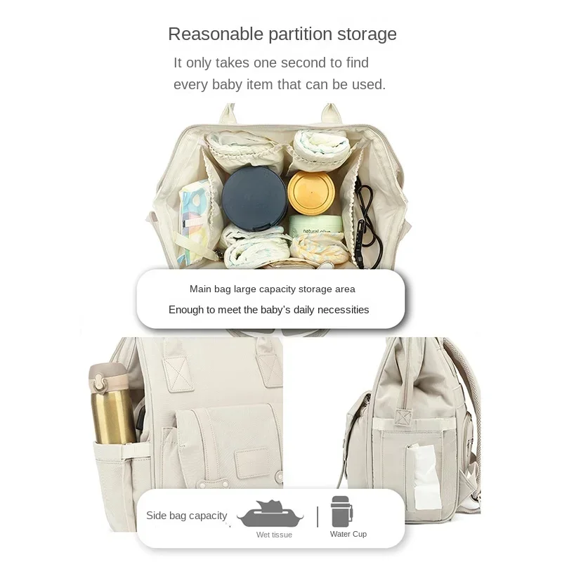 Baby Nappy Bag Mummy Bag Backp - огляд і ціна Baby Nursery Backpack