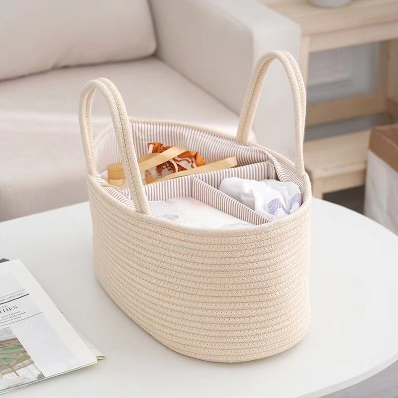 Foldable Diaper Caddy Organize - огляд і ціна Storage Basket Fabric