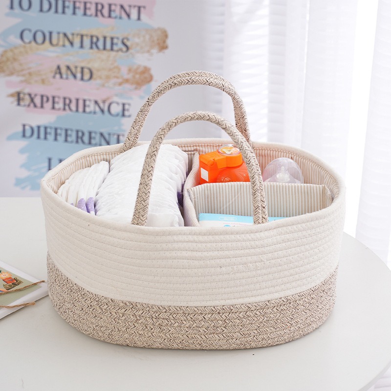 Foldable Diaper Caddy Organize - огляд і ціна Storage Basket Fabric